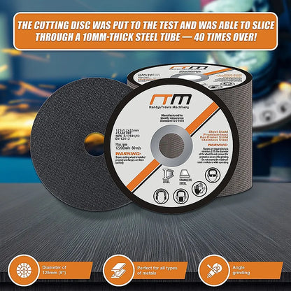 125mm 5" Cutting Disc Wheel for Angle Grinder x50 - Image 9