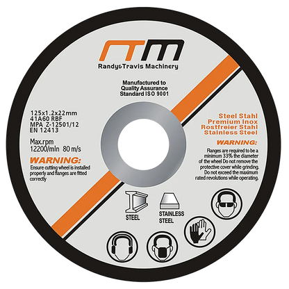 125mm 5" Cutting Disc Wheel for Angle Grinder x50 - Image 6