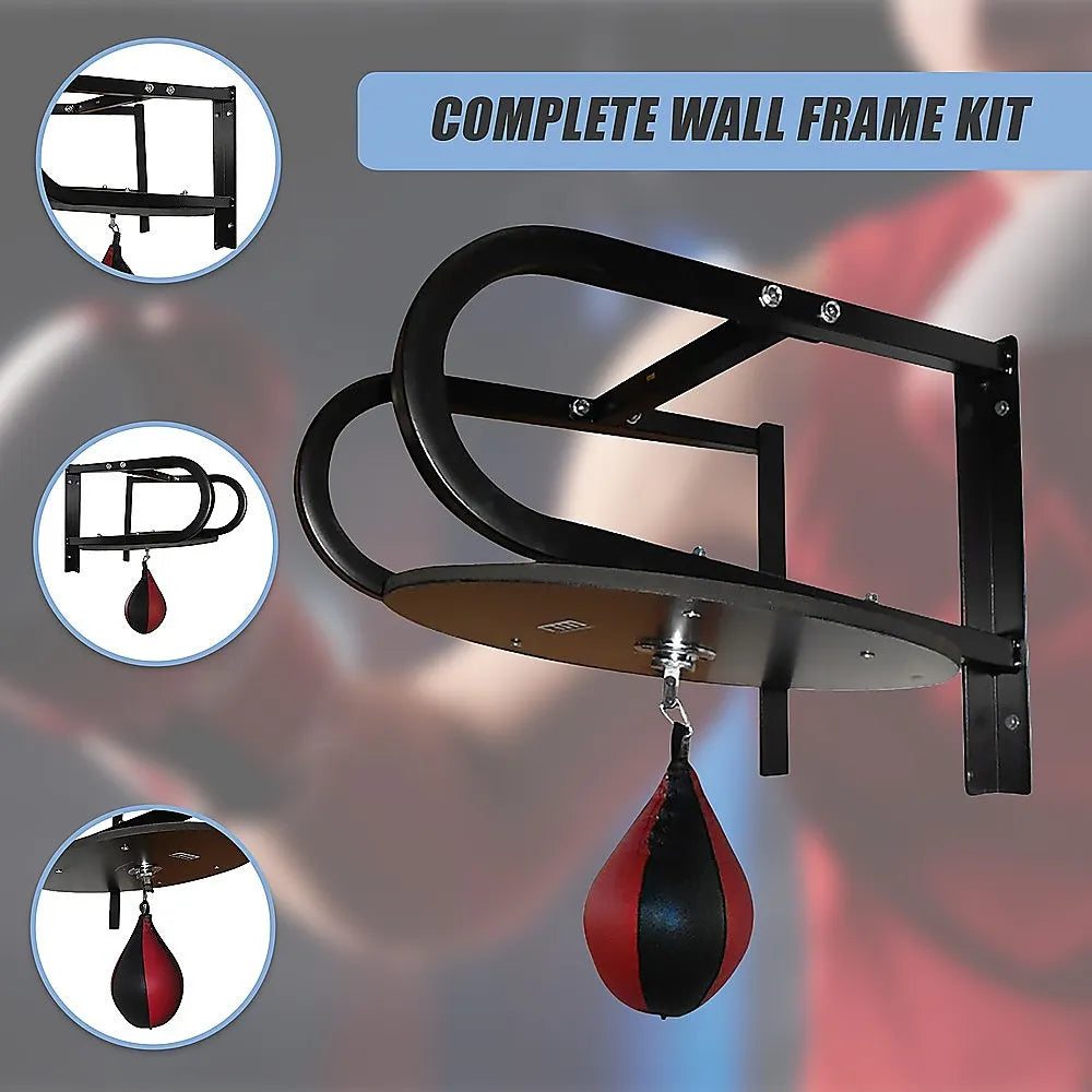 Speedball with Wall Frame – Boxing Punching Bag Training Set for Home Gym - Image 6