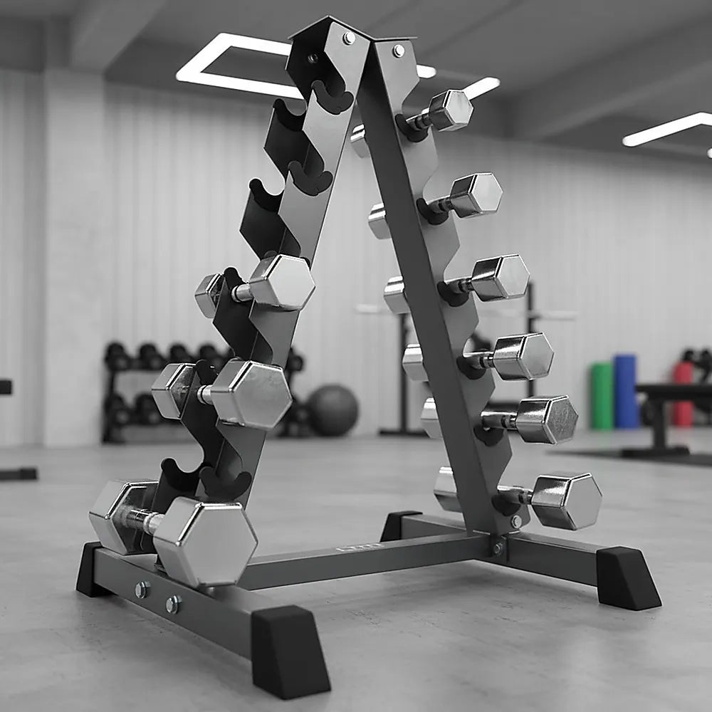 Steel Vertical Dumbbell Rack Weight Stand - Image 7