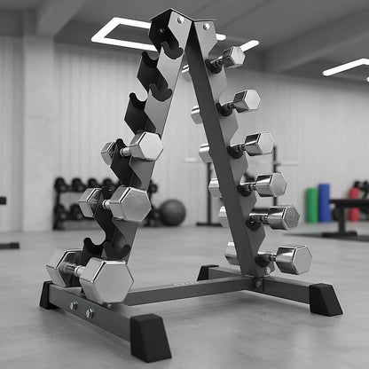 Steel Vertical Dumbbell Rack Weight Stand - Image 7