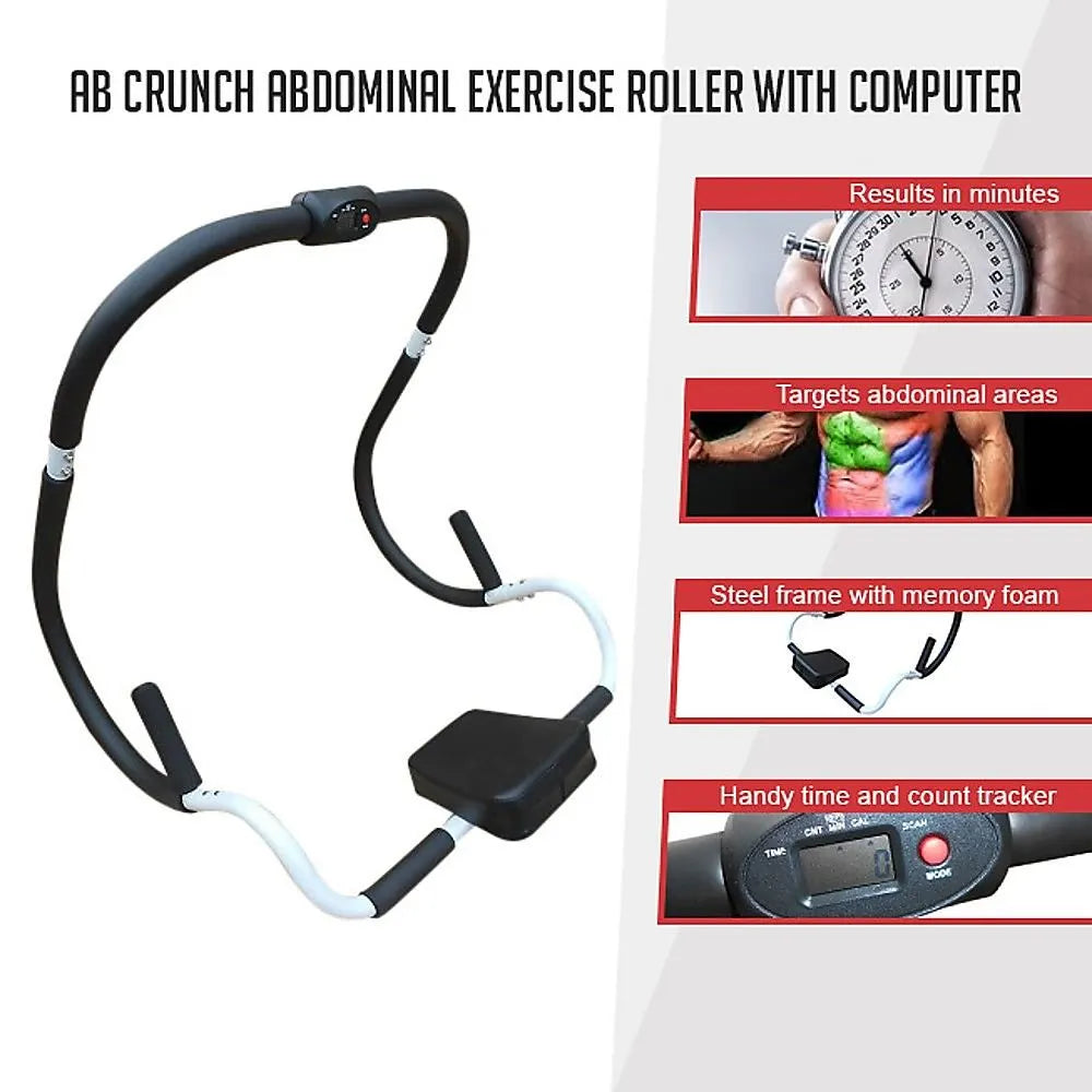 Ab Crunch Machine – Abdominal Exercise Roller with Digital Computer for Core Training - Image 4