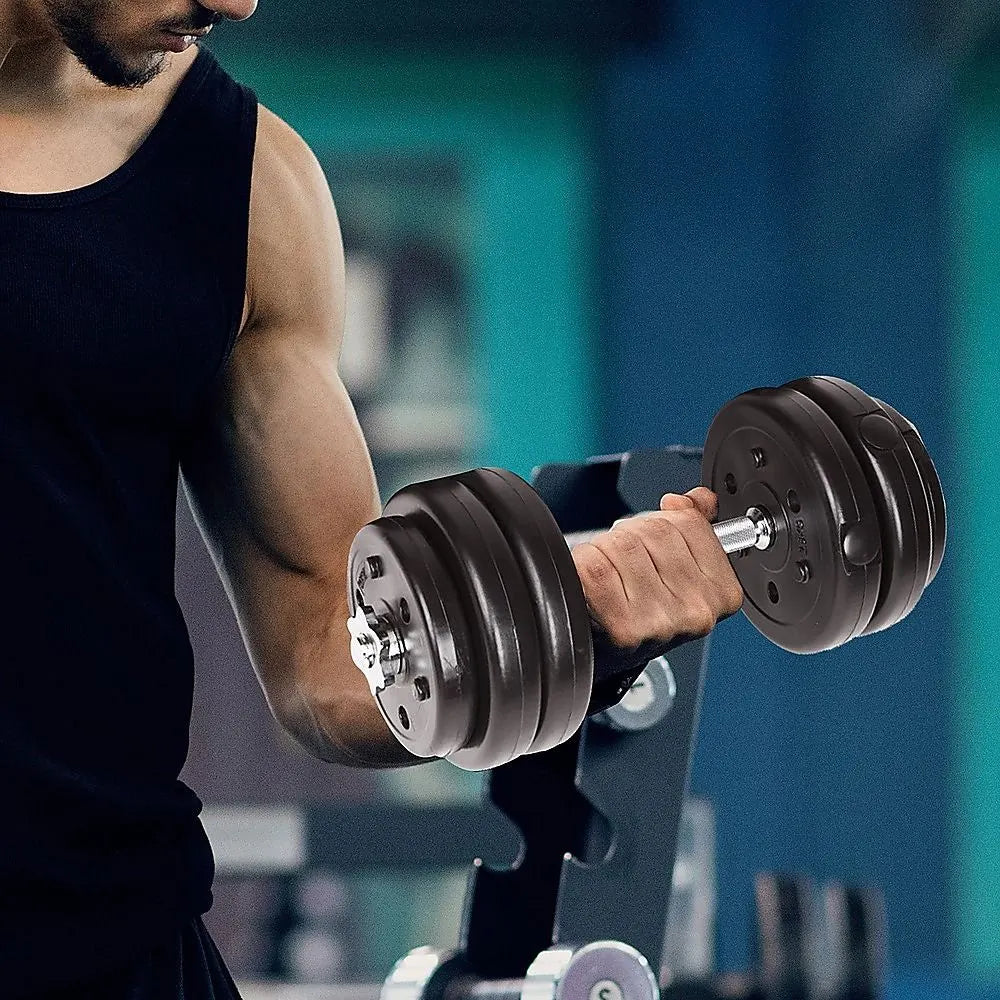 30KG Adjustable Dumbbell Set – Home Gym Weights for Strength & Fitness Training - Image 2