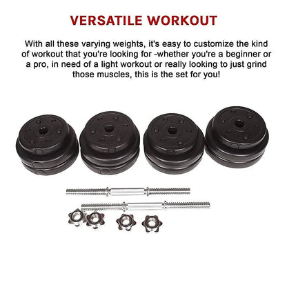 30KG Adjustable Dumbbell Set – Home Gym Weights for Strength & Fitness Training - Image 8