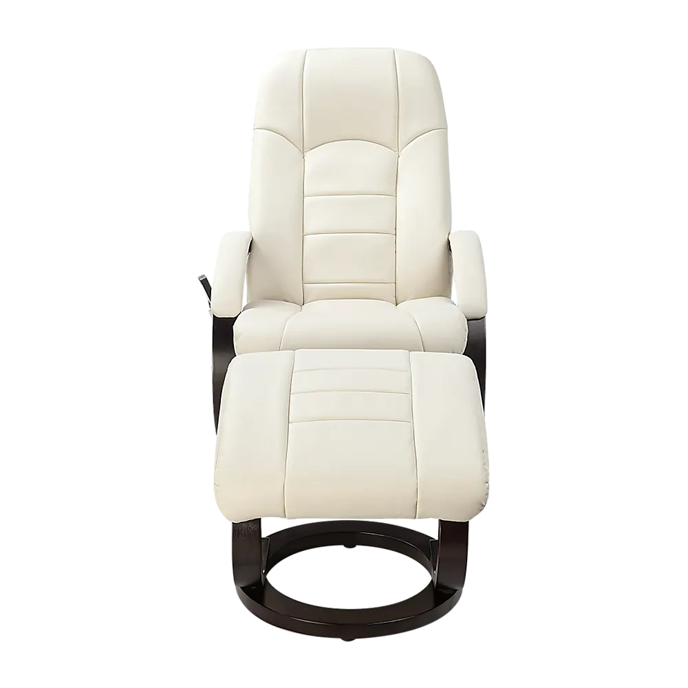 PU Leather Deluxe Massage Chair Recliner Ottoman Lounge Remote - Image 4