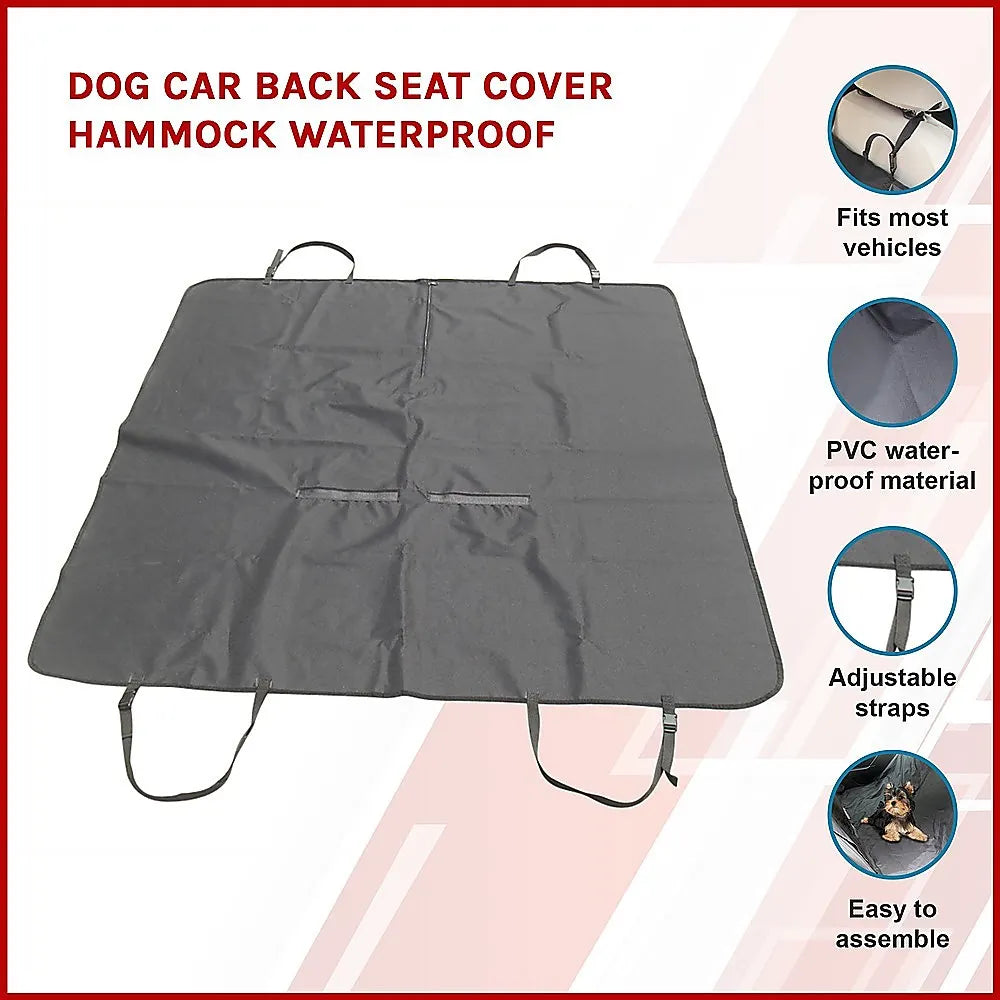Dog Car Back Seat Cover Hammock Waterproof - Image 3