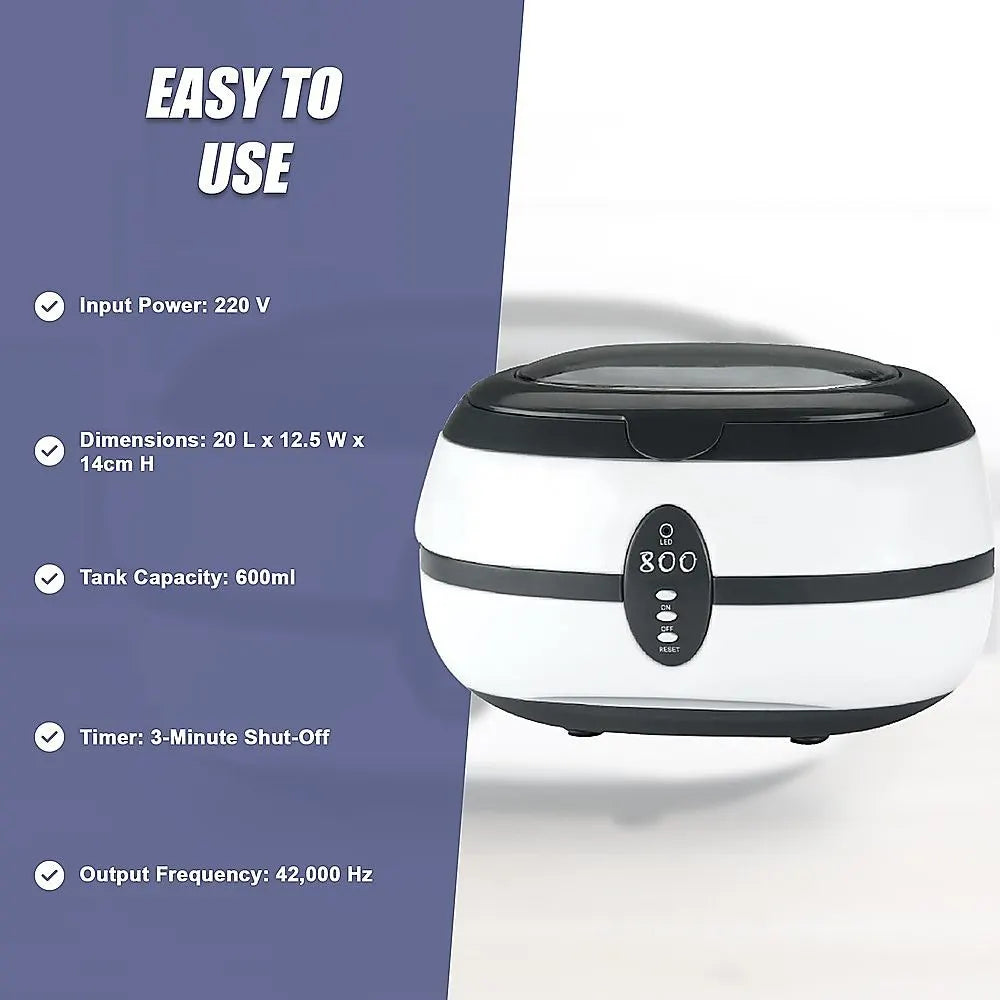 Ultrasonic Multi Purpose Sonic Wave Jewellery Cleaner - Image 5
