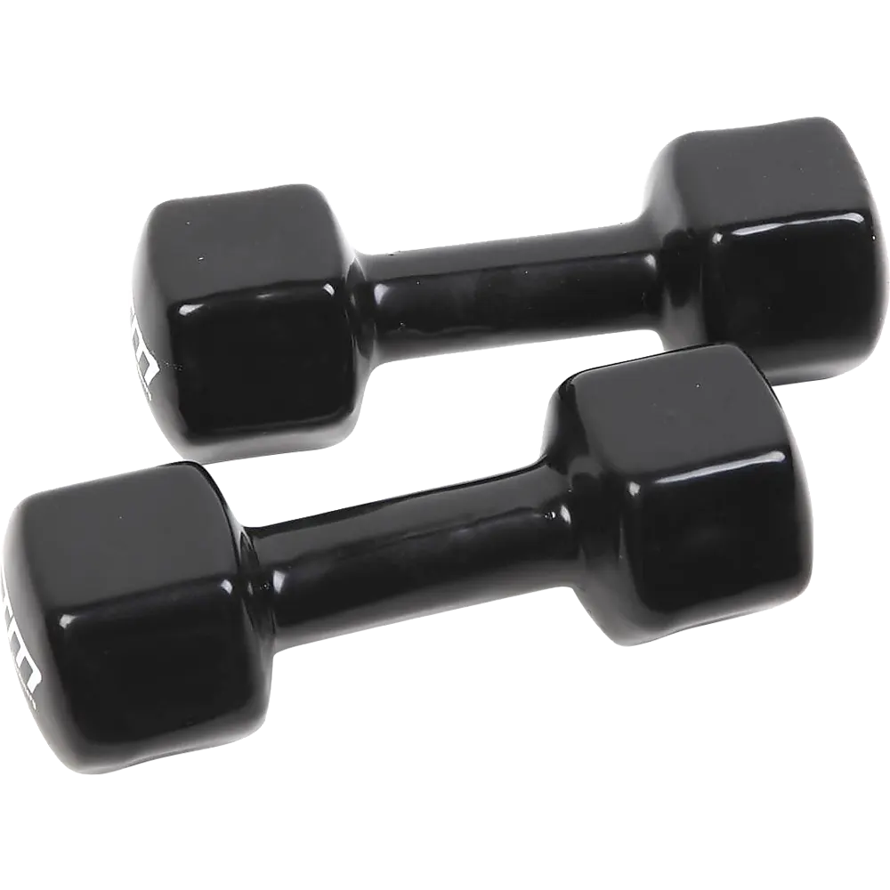 5kg Dumbbells Pair PVC Hand Weights Rubber Coated - Image 4