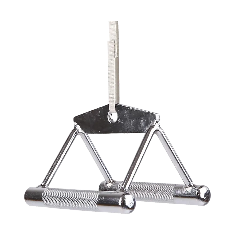 Close Grip Seated Row Handle – Triangle Cable Attachment Bar for Gym Machines - Image 6