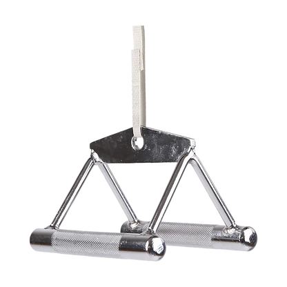 Close Grip Seated Row Handle – Triangle Cable Attachment Bar for Gym Machines - Image 6