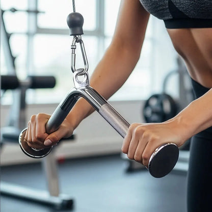 Triceps Press Push Down Bar – Gym Cable Attachment for Arm & Strength Training - Image 7