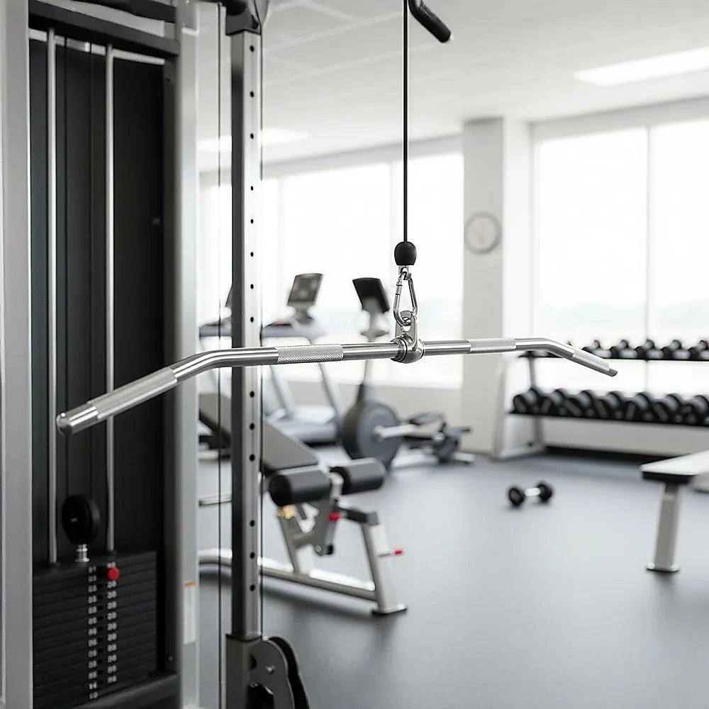 48" Lat Pulldown Bar Cable Attachment – Gym Handle for Back & Strength Training - Image 2