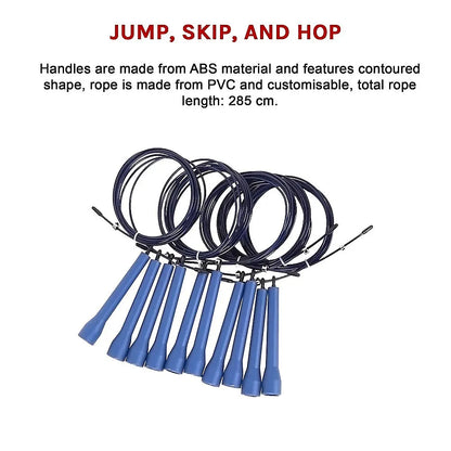 5x CrossFit Speed Skipping Rope Wire – Adjustable Jump Ropes for Fitness & Boxing - Image 5
