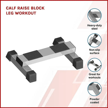 Calf Raise Block Leg Workout - Image 3