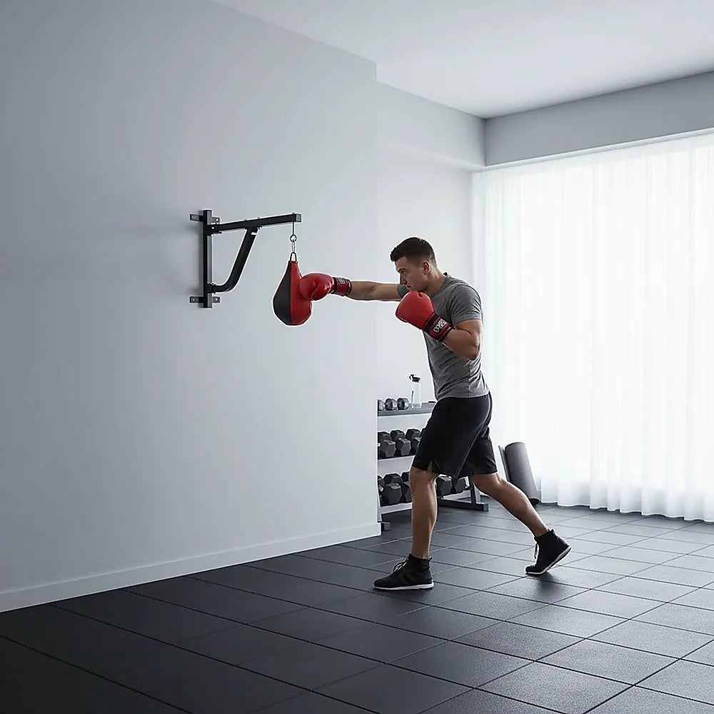 Boxing Punching Bag Wall Pivot Rack – Swivel Mount for Home Gym - Image 5