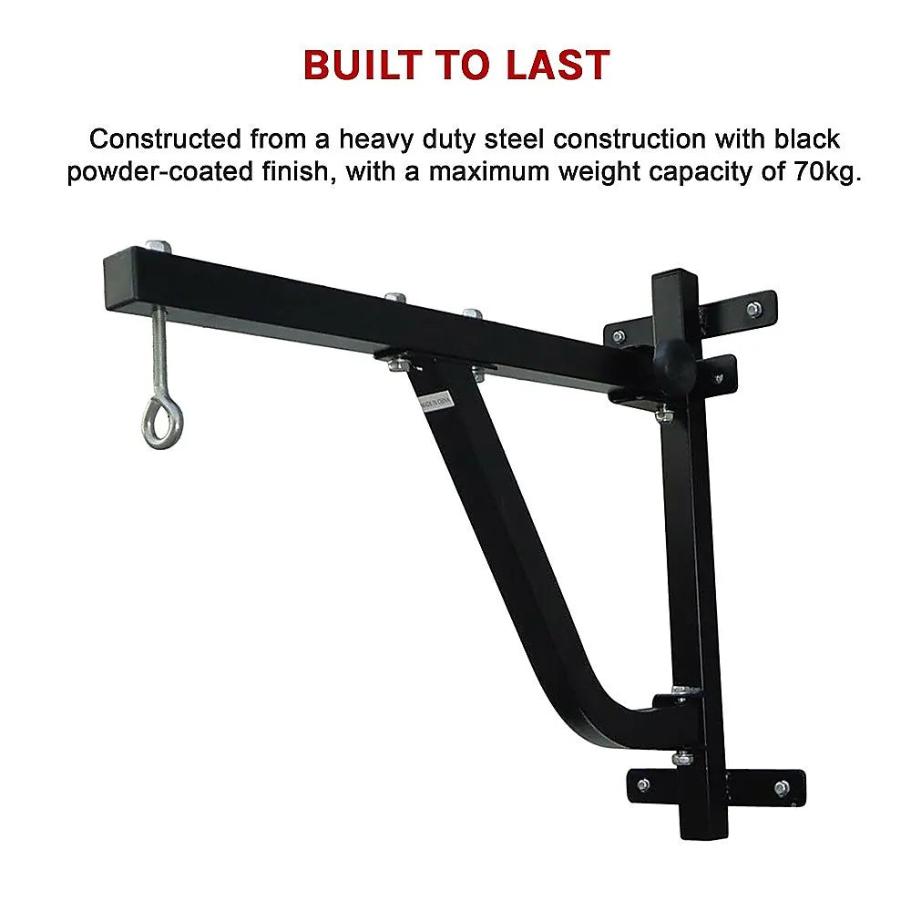 Boxing Punching Bag Wall Pivot Rack – Swivel Mount for Home Gym - Image 9