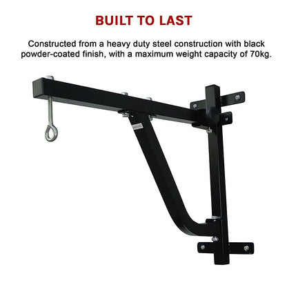 Boxing Punching Bag Wall Pivot Rack – Swivel Mount for Home Gym - Image 9