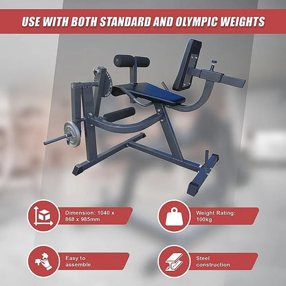 Leg Extension Curl Machine – Adjustable Home Gym Quad & Hamstring Workout Bench - Image 6