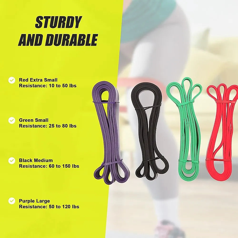 Super Resistance Loop Band Workout Set - Image 4