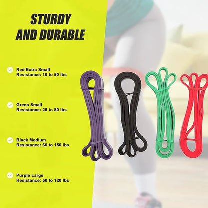 Super Resistance Loop Band Workout Set - Image 4