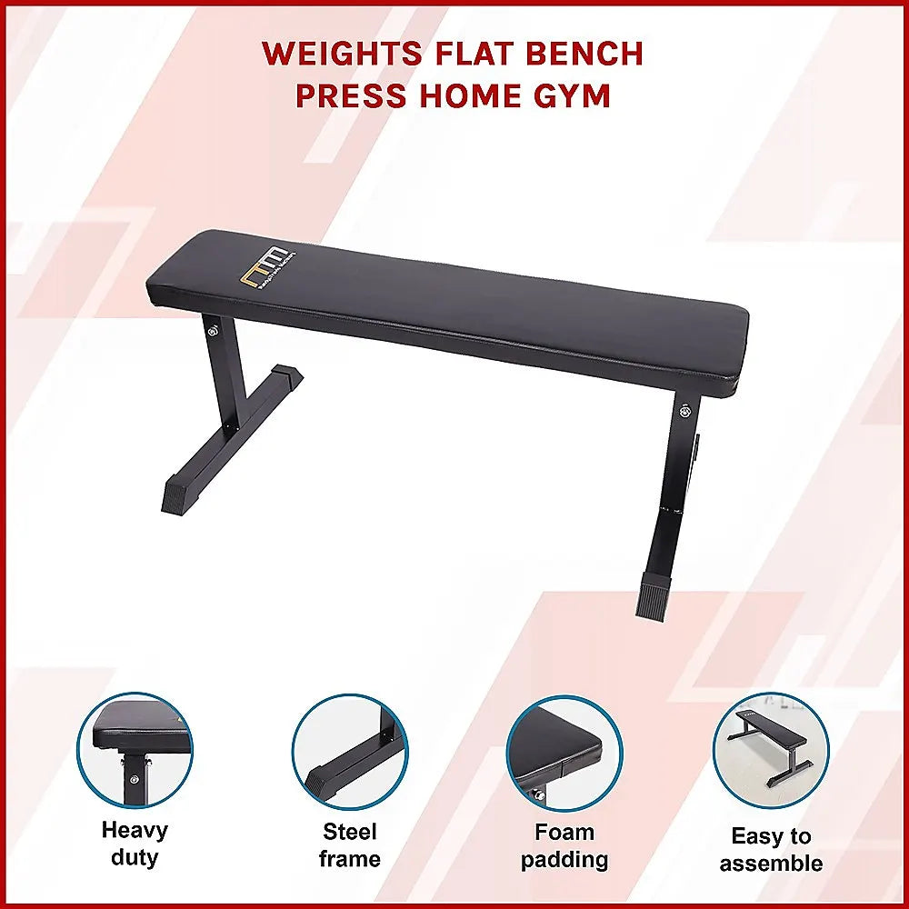 Weights Flat Bench Press Home Gym - Image 3