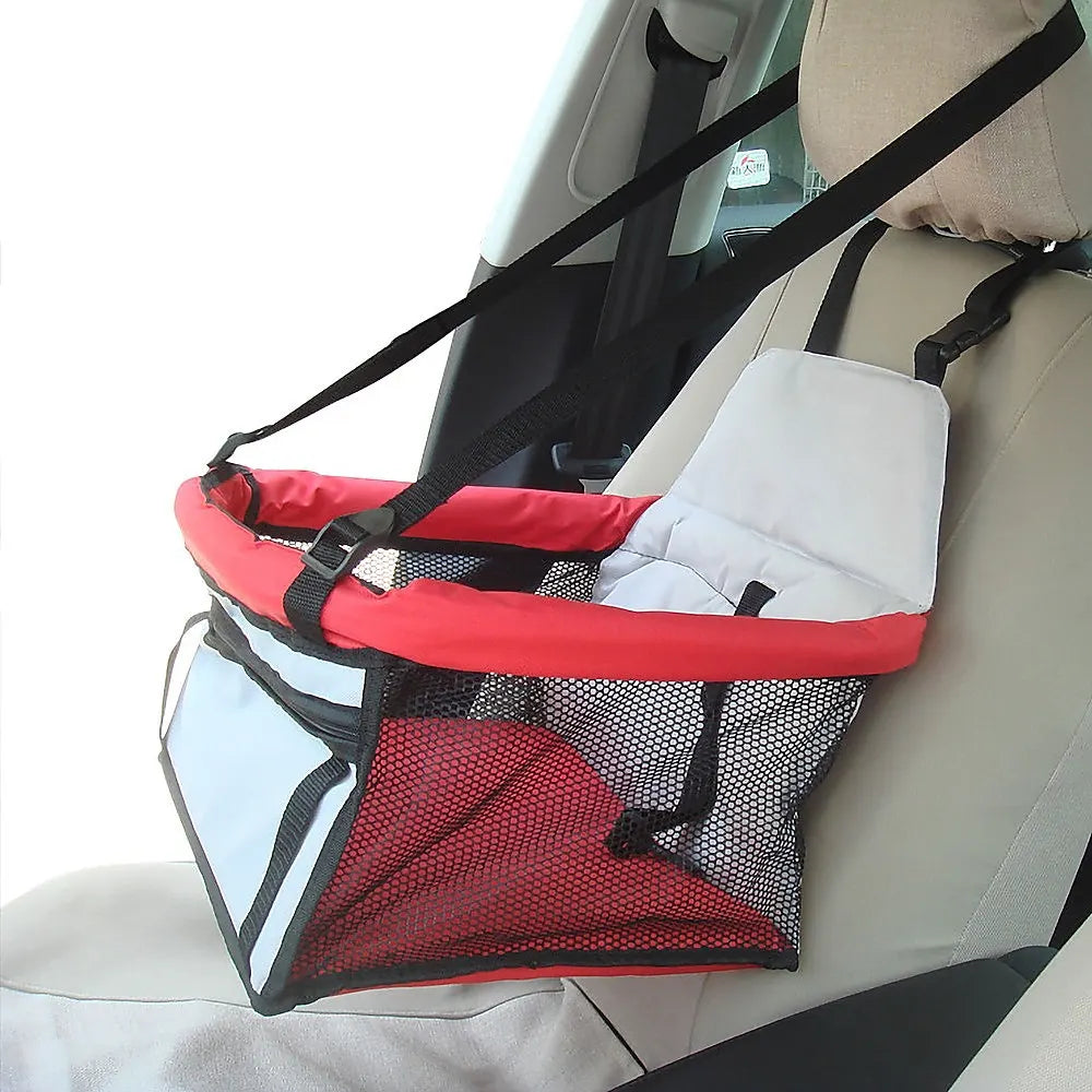 Dog Pet Car Booster Seat with Safety Harness Carrier Portable Travel Seat for Small Pets - Image 5
