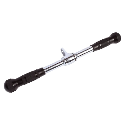 Randy & Travis Rubber Coated Solid Straight Bar Attachment for Cable Machines