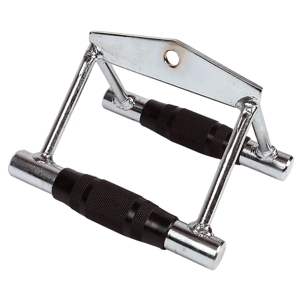 Rubber-Coated Close Grip Triangle Attachment for Lat Pulldown - Image 5