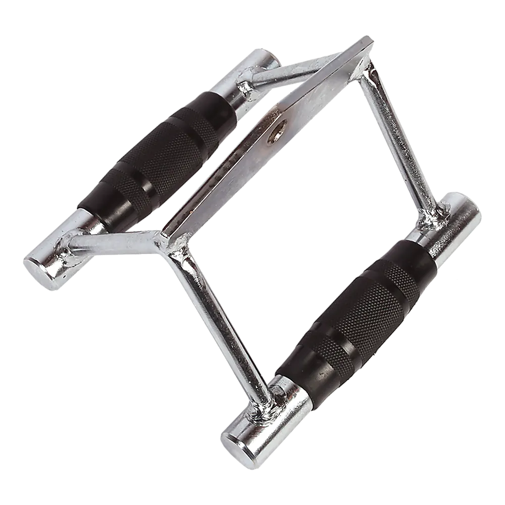 Rubber-Coated Close Grip Triangle Attachment for Lat Pulldown - Image 6