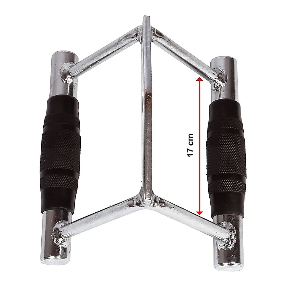Rubber-Coated Close Grip Triangle Attachment for Lat Pulldown - Image 8