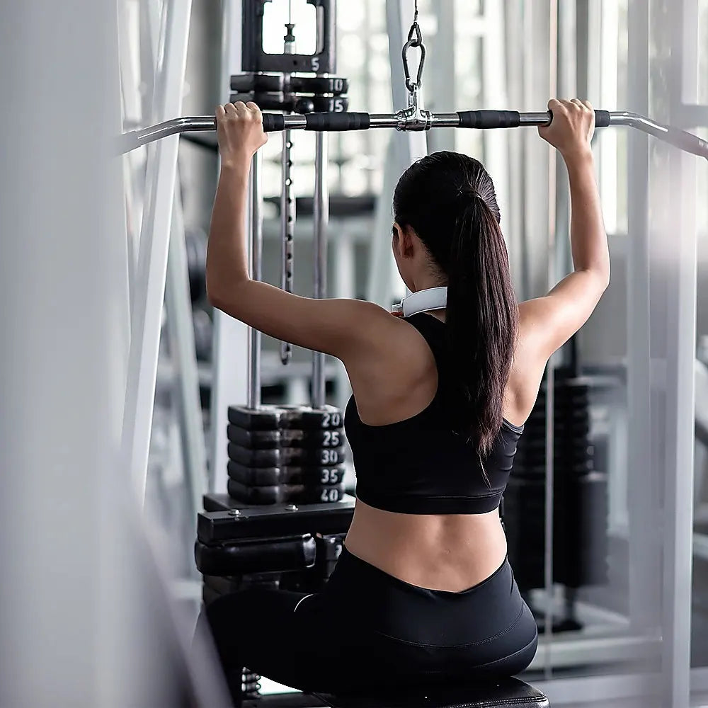 Randy & Travis Rubber-Coated Lat Pull-Down Bar Attachment - Image 8