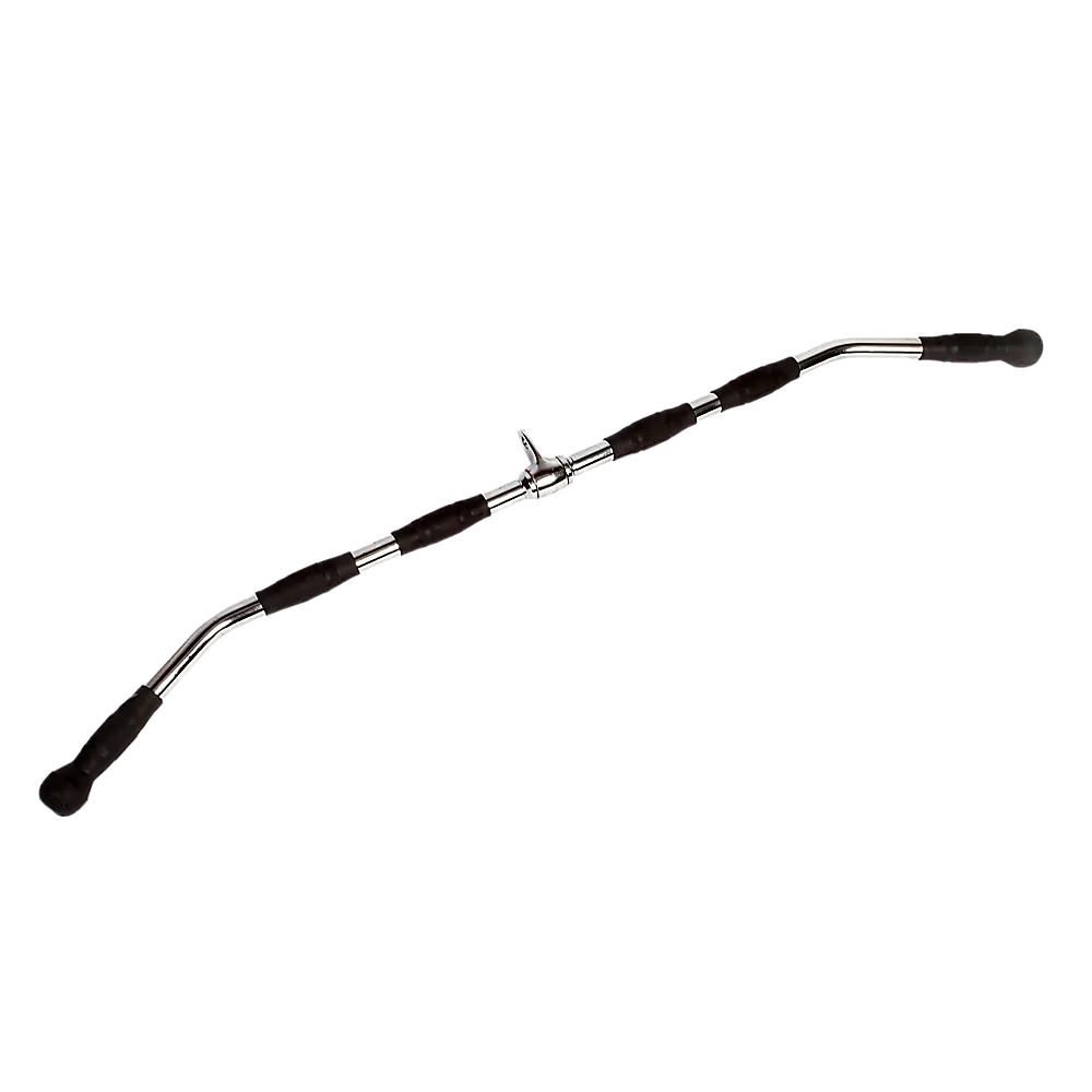 Randy & Travis Rubber-Coated Lat Pull-Down Bar Attachment