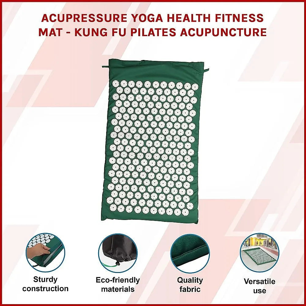 Acupressure Yoga Health Fitness Mat - Kung Fu Pilates Acupuncture - Image 4