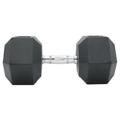 20KG Commercial Rubber Hex Dumbbell Gym Weight - Image 4