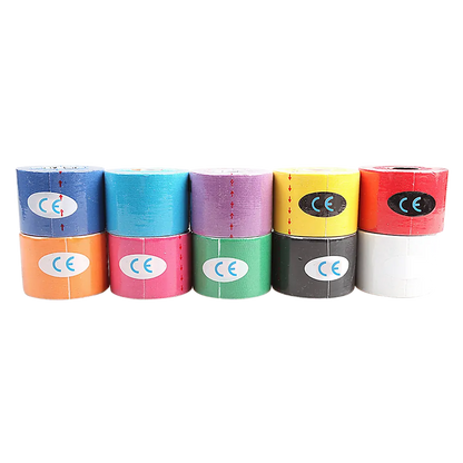 10 Rolls Muscle & Injury Kinesiology Sports Tape 5m x 5cm – Waterproof Support - Image 7