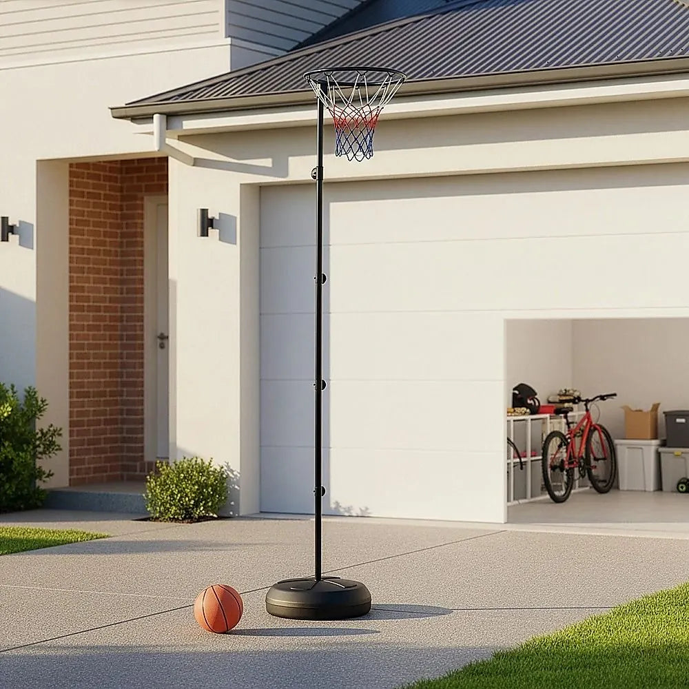 Netball Ring with Stand Portable Pole Height Adjustable - Image 3