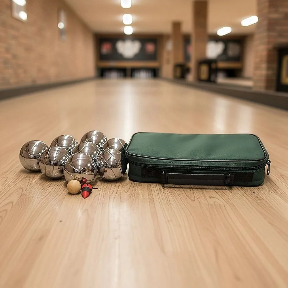 Deluxe Boules Bocce 8 Alloy Ball Set - Image 4