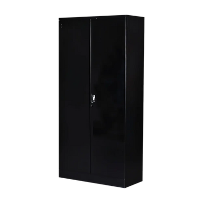 Two-Door Shelf Office Gym Filing Storage Locker Cabinet Safe