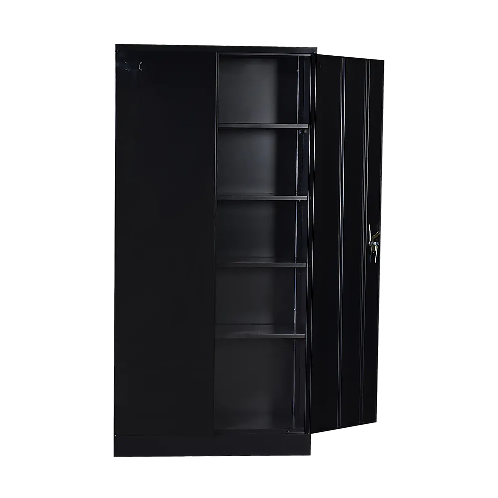 Two-Door Shelf Office Gym Filing Storage Locker Cabinet Safe - Image 5