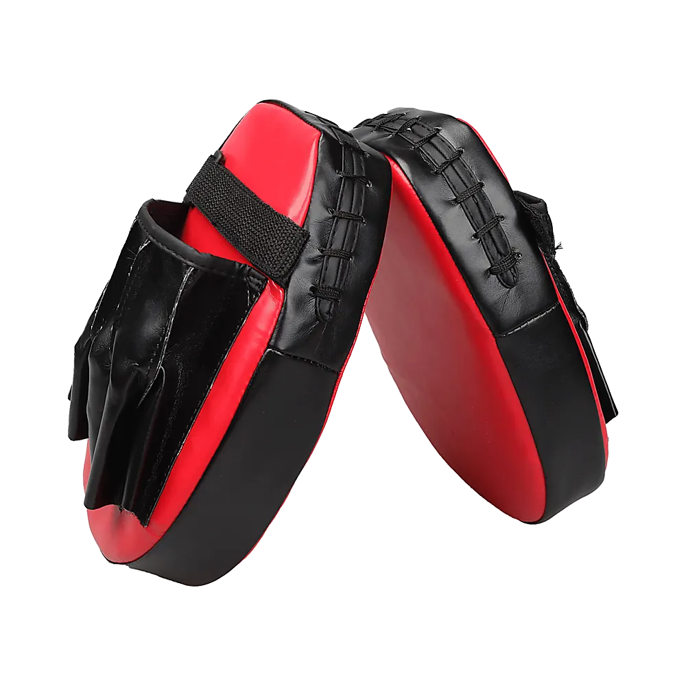 2 x Thai Boxing Punch Focus Gloves Kit Training Red & Black Pads - Image 5
