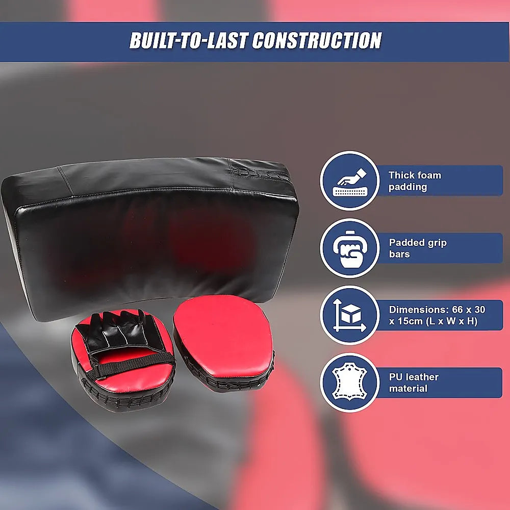 Kickboxing Shield & Punching Pad Combo – Sparring Training Strike Set - Image 7