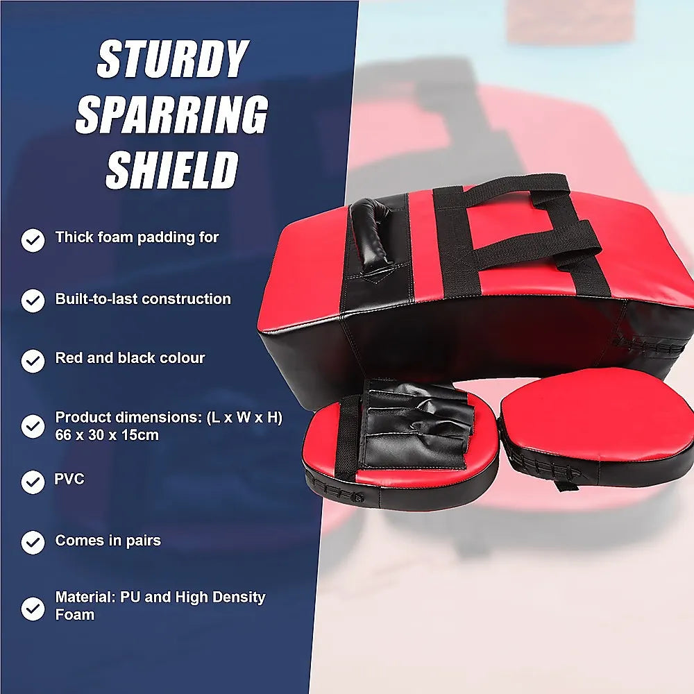 Kickboxing Shield & Punching Pad Combo – Sparring Training Strike Set - Image 8