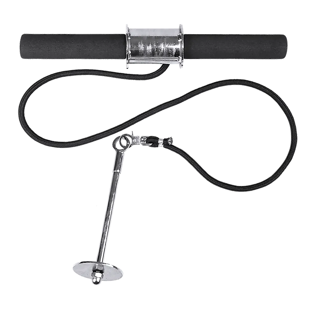 Forearm Wrist Grip Strength Roller Exercise Bar Home Gym Training - Image 2