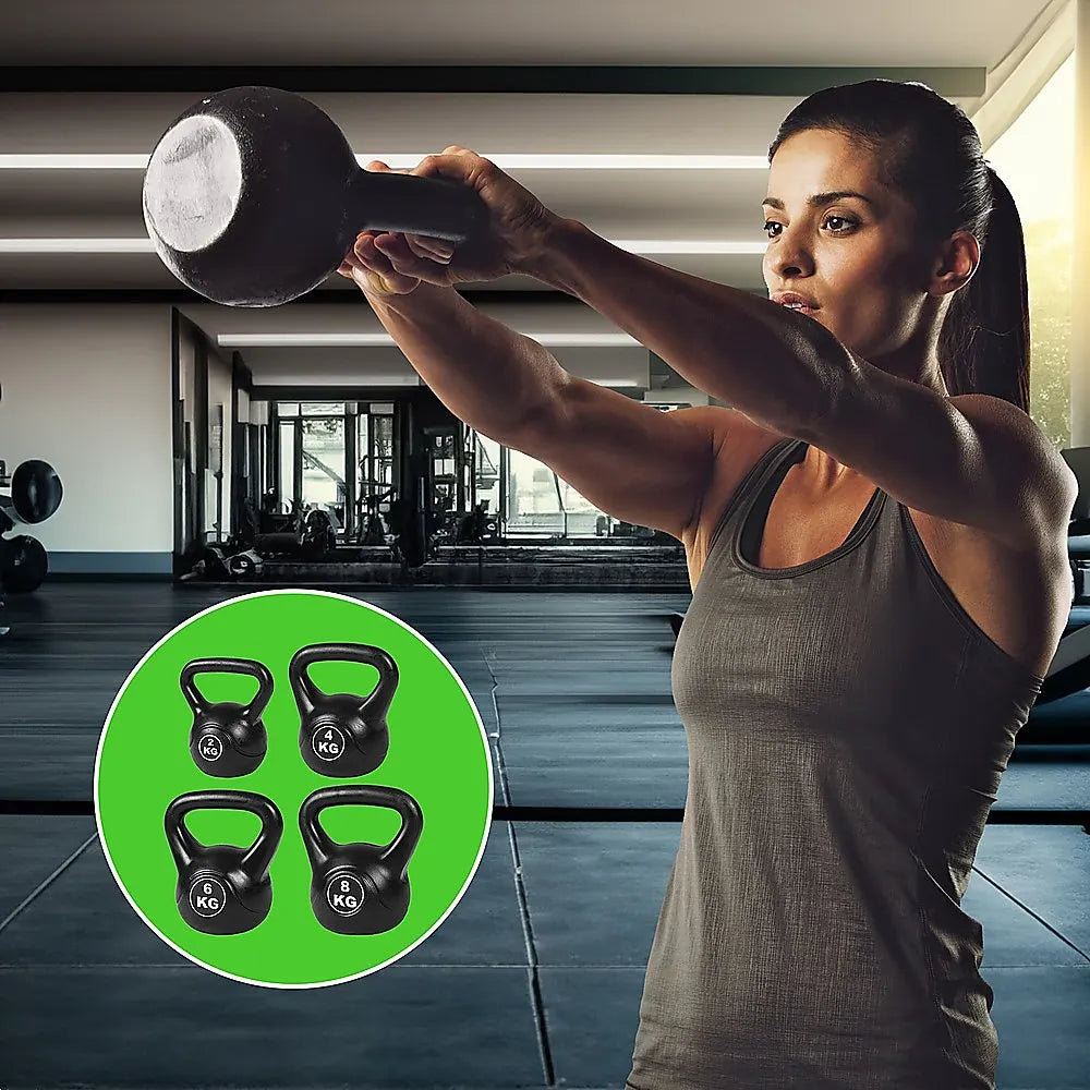4pcs Exercise Kettle Bell Weight Set 20KG - Image 2
