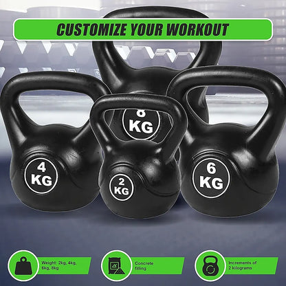 4pcs Exercise Kettle Bell Weight Set 20KG - Image 8