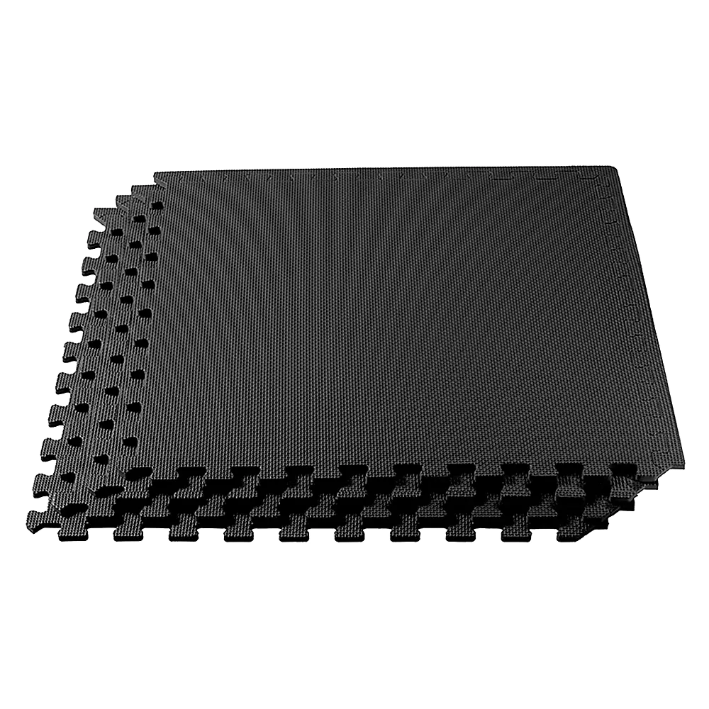 4 Tiles EVA Interlocking Gym Floor Mats – Home Fitness Puzzle Exercise Mat Set - Image 4