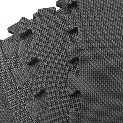 4 Tiles EVA Interlocking Gym Floor Mats – Home Fitness Puzzle Exercise Mat Set - Image 5