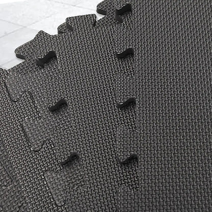4 Tiles EVA Interlocking Gym Floor Mats – Home Fitness Puzzle Exercise Mat Set - Image 6