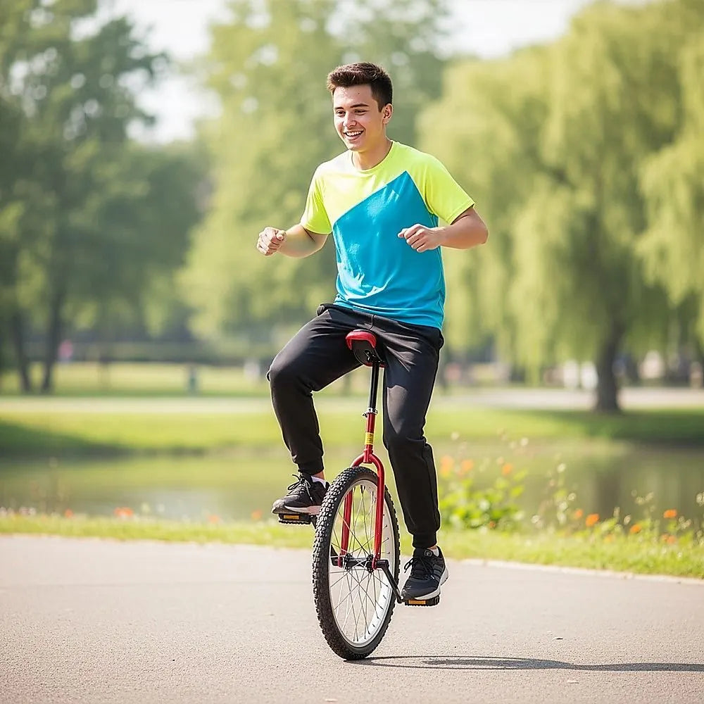 24 Inch Pro Circus Unicycle for Performance Training Indoor Show Use - Image 2