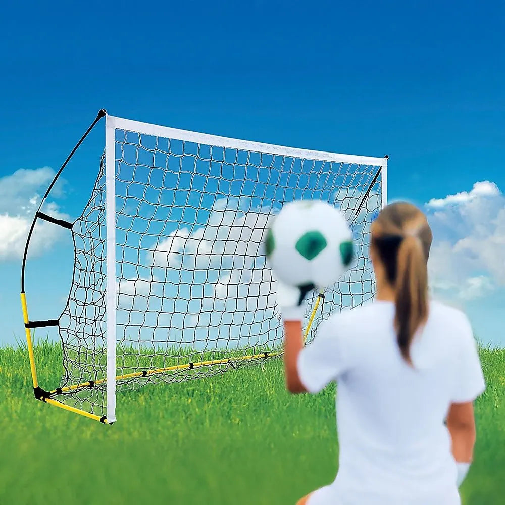 8' x 5' Soccer Football Goal Foot Portable Net Quick Set Up - Image 2